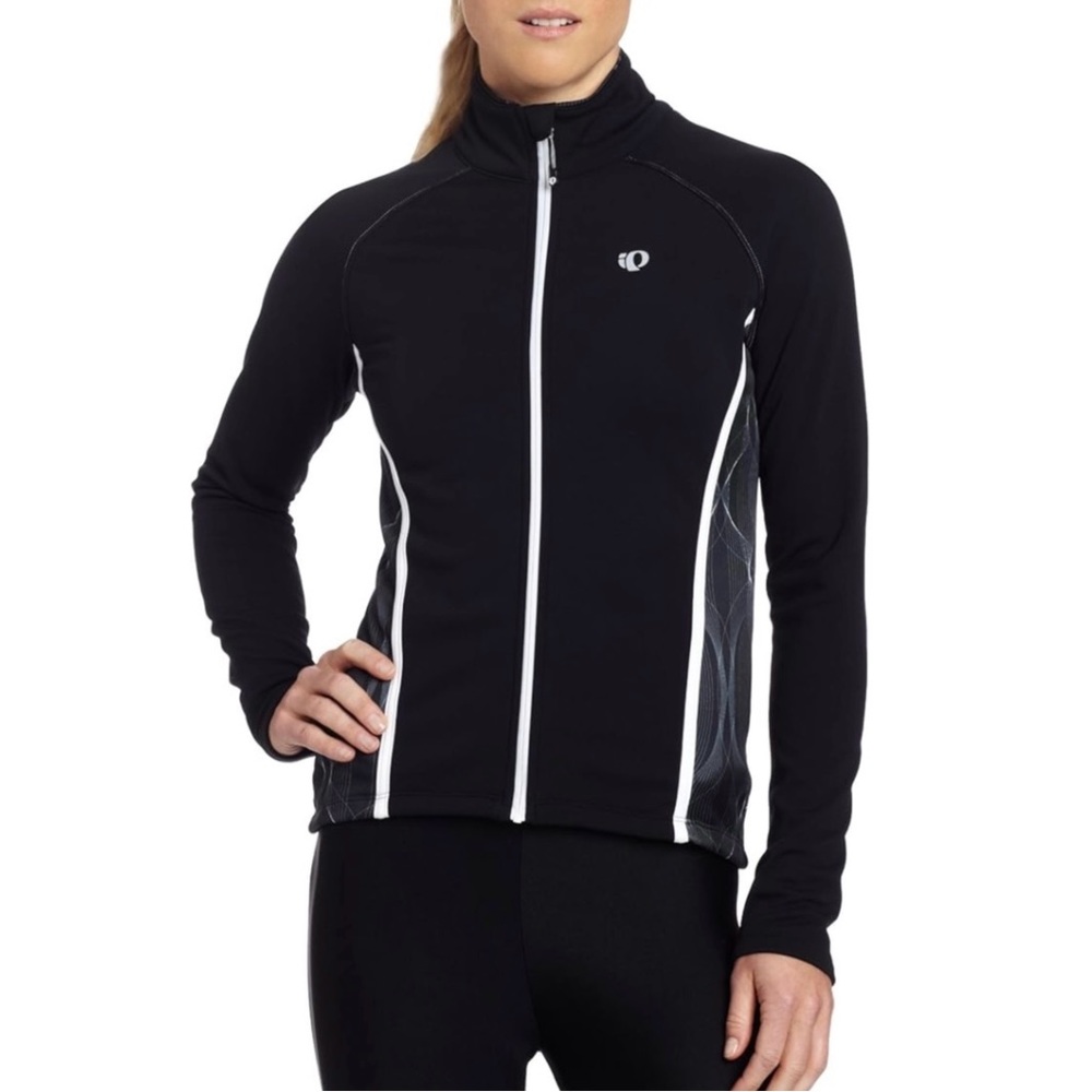 Pearl Izumi Women Select Thermal Barrier Black Jacket Large Cycling Jersey